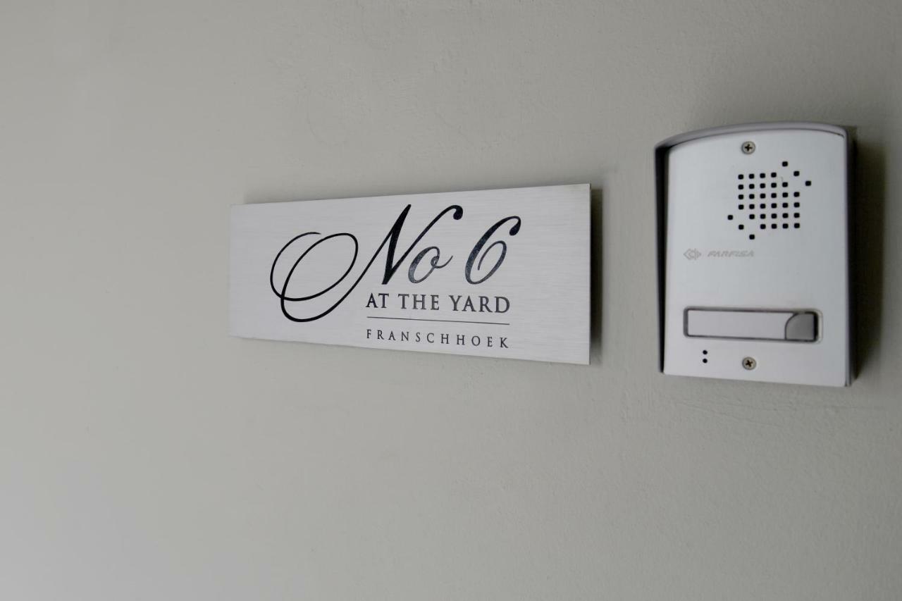 No. 6 The Yard Apartman Franschhoek Kültér fotó